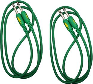 MORTAS (pack of2)6.35mm to 6.35mm Jack Mono to Mono Audio Cable for Mixer, Electric Guitar, Amplifier, Stereo Speaker 1.5meter