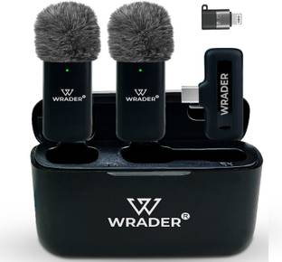 MOOZMOB Wireless Mic with Fur Noise Reduction for Interviews Reels Vlogs Video Recording Microphone