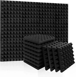 Urban Infotech Acoustic Foam Panel Studio Foam Pyramid Tiles Sound Absorbing Dampening Sound Proof Foam Panels