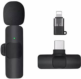 Trio group Wireless Collar Microphone Lapel Lavalier Mic Plug & Play ANDROID/IOS WIRELESS MIC