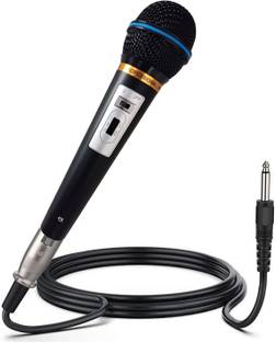 darkingwings Professional Dynamic Mic Cardioid Vocal Multi-Purpose Microphones with XLR Cable Vocal Dynamic Wired Microphone Mic XLR-1/4" Cable for Playback, Singing