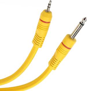 darkingwings 6.35mm 1/4 inch Male Mono Plug to 3.5mm Male Stereo Audio Jack Microphone Cable EP Stereo 3.5 mm to P38 Mono 6.35 mm Amplifier Guitar Musical Cable