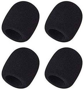 Adiohub Foam Mic Cover Handheld Microphone Windscreen (Pack of 4) Suitable for Ball Shaped Microphones