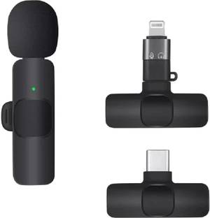 N&B NYUBI Wireless Microphone for All Type-C, Micro USB, Lightning Mobile Phones Camera Microphone