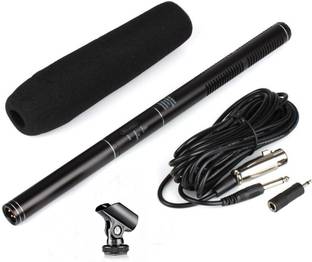KEKROWN SGM-1 Shotgun Media Interview Mic Uni-Directional Long Body Mono Microphone with 3.5mm Connector for Camcorder and DSLR Camera & Laptop Microphone
