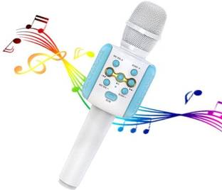 Acesquare Karaoke Mic & Inbuilt Bluetooth Speaker,Recorder For Smart Phones,Laptop,Tablet Microphone