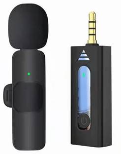 MOOZMOB Single User K35 Wireless Microphone for Youtube for Mobile 3.5mm Wireless Collar Microphone