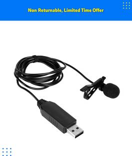Gamma Audio GA-YLM06 Shielded Cable Condenser Microphone With Cable,Clip,Sponge,Leather Bag