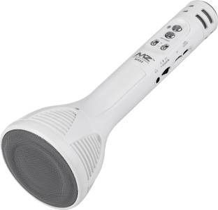 MZ M802 (KARAOKE MIC WITH SPEAKER) Rechargeable FM Radio 5 Voice Changer Microphone