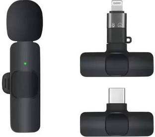 NP SERIES K8 Wireless Plug and Play Type C Collar Mic for Video Recording Android&IOS N9 Microphone