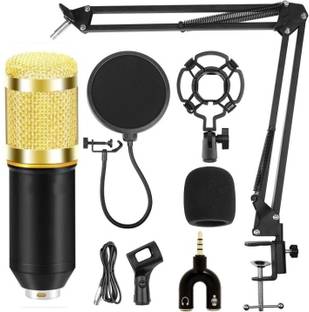Adiohub kh Condenser Microphone Kit for Studio Recording with Stand ,Shock Mount Microphone