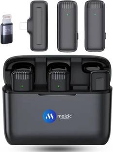 Maizic Smarthome Wireless Lavalier Microphone for iOS, Android With Noise Canceling Microphone