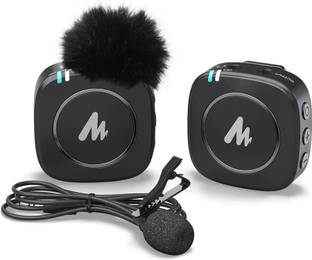 MAONO WM820 A1 Compact Wireless Lavalier Microphone, 2.4GHz Dual Lapel Microphone