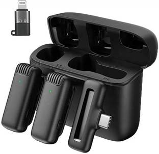 WRADER Dual User Wireless Microphone for Video Recording ASMR Podcast Interview Youtube Microphone