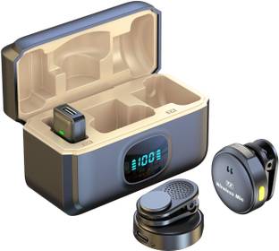 Foxne Point Dual mini wireless microphone 2 Microphone TX & 1 Receiver RX (Type-C) Microphone