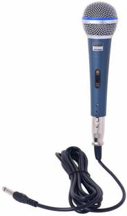 BALRAMA Beta-58A Dynamic Vocal Karaoke Microphone with 3.5MM Connector 58A Pofessional Singing Mic Studio Voice Recording Mixer Karaoke Mikrofon Microphone Clip + Black Zipper Pouch + 3.5mm Connector Microphone