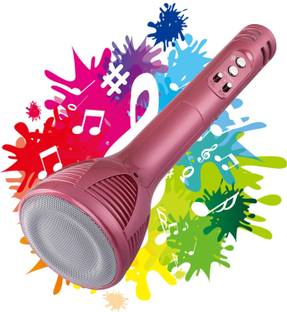 favone Wireless Multipurpose Mic With Inbuilt Bluetooth Speaker For Android, IOS Microphone Microphone Microphone