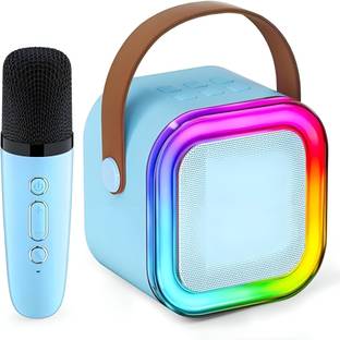 BDS Microphone Portable Bluetooth Wireless Speaker with Wireless Mic Microphone