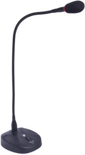 KE Krown 24" Flexible Gooseneck Table Top Conference Microphone with Bell Button Microphone