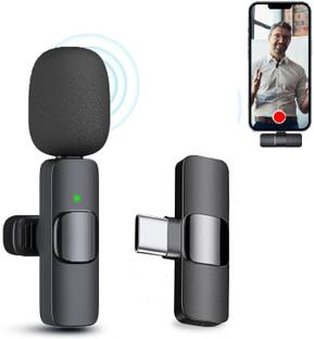 BASS BLING ® K8 Collar Wireless Mic for Youtubers, Video Recording,Live Streaming Microphone