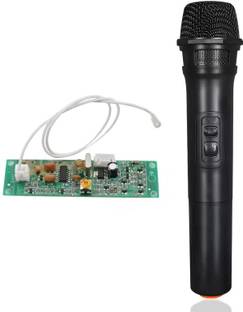 KH Wireless Mic with Wireless Receiver Circuit & inbuilt Anthena Wireless Mic Microphone
