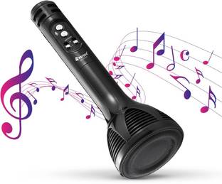 Acesquare Portable Wireless Bluetooth Mike For Singing With Inbuild Speaker Microphone
