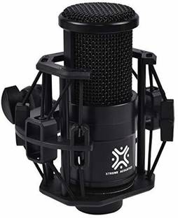 Xtreme Acoustics KAD-XA-C-01-BK BK Unidirectional, Condenser Microphone for Recording/Podcasting/Live Streaming Comes with XLR Cable and an Attractive Flight Case Microphone