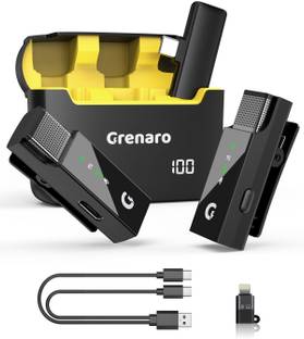 Grenaro S13 Pro Wireless with Digital Display Charging Case Microphone
