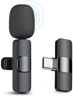 BASS BLING ® K8 Collar Wireless Mic for Youtubers, Video Recording Microphone