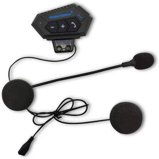 DRUMSTONE Motorcycle Bluetooth Helmet Headset | Noise Reduction & Long Battery Microphone