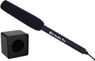 V-Audio Pro Condenser Microphone With Mic Id(Flag/Logo) Specially designed for Mobile Microphone