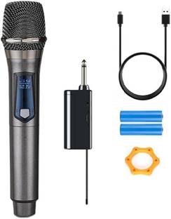 KH Wireless Microphone, Professional Handheld Cordless Mic & Rechargeable Receiver Microphone