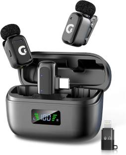 Grenaro Lavalier Mic For YouTube, Mini Wireless Microphone, Mike For Vlogging for Videos Microphone