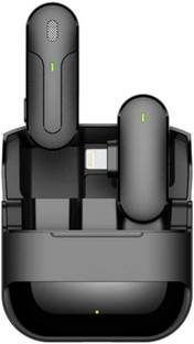 HRYFiNE 2in1 Wireless Lavalier Microphone one Receiver with Lightning Connector Microphone
