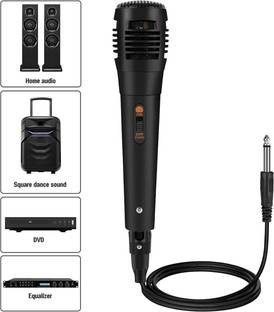 ME&U Dynamic Vocal Microphone for Speaker,Wired Handheld Mic with On/Off Switch Microphone