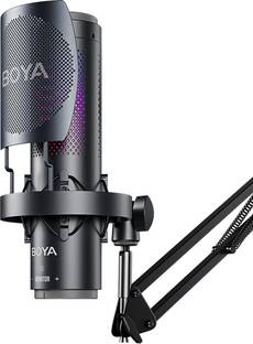 BOYA Podcast Mic for Youtube, Works on Laptops, Phones, USB Condenser Microphone Microphone