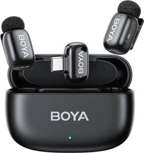 BOYA mini Wireless Type C Mic for iPhone/Android with AI Voice Changer and Lapel Microphone