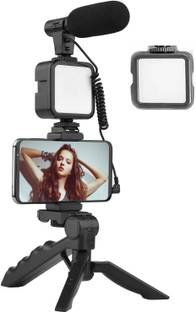 samipna Rv Camera Video Recording Vlogging Kit for Video Making, Mic, Mini Tripod Stand Microphone