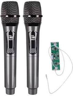 KH Wireless Microphone with Built-in Antenna & Receiver Circuit | Mic for Karaoke, Microphone