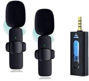 WRADER Wireless Collar Mic for Youtube for Android Smartphones 3.5mm Mic for Youtube Microphone