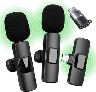 Tazomi Wireless Lavalier Microphone for iPhone, Andriod Professional Video Recording Microphone
