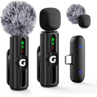 Grenaro Mic for YouTube, Noise Reduction Wireless microphone, mike for vlogging Microphone