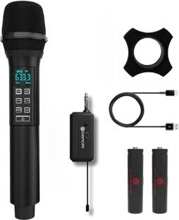 Digimore D-346 UHF Dual Wireless Microphone for Singing Karaoke, Performances Microphone