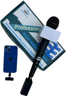 WON Media Mic Id Wireless Set Mobile Support Mic for Video Recording Microphone