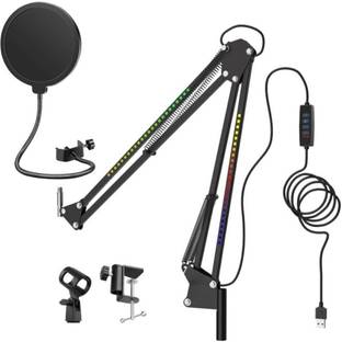 Urban Infotech adjustable Mic Boom Arm Microphone Arm, Desk Mic Stand for Microphone+pop filter Microphone