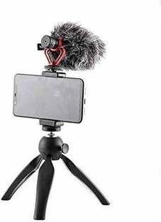 BOYA MM1 with Mini Tripod and Mount3 Universal Cardiod Shotgun Microphone Microphone