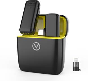 vook VOOKLM1 Wireless Mic with Noise Cancelling for YouTube Video Recording &Vlogging Microphone