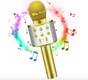 Acesquare Portable Bluetooth Karaoke Mic with Speaker and Advance Features Microphone Microphone