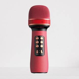 Acesquare Wireless Bluetooth Karaoke Mic with Speaker, Audio Recording & Advance Features Microphone