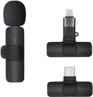 N&B NYUBI Wireless Microphone for All Type-C, Micro USB, Lightning Mobile Phones Camera Microphone